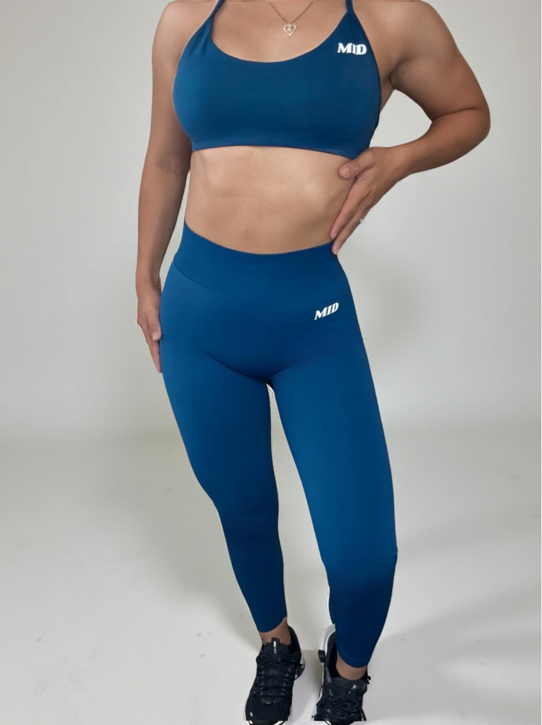 Premoum Contour Navy Blue Leggings