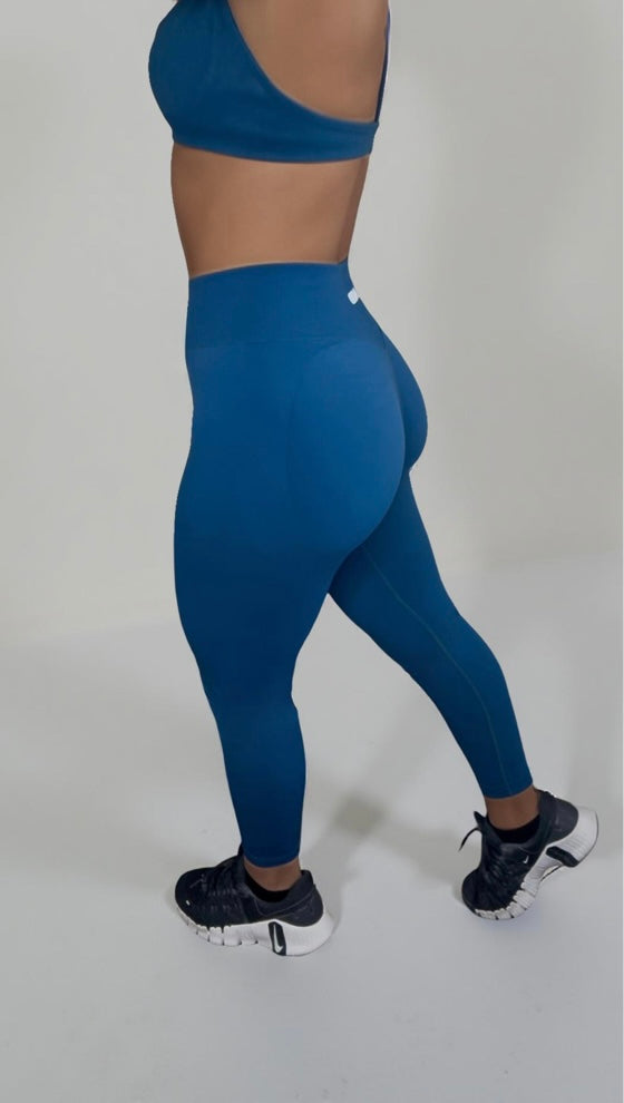 Premoum Contour Navy Blue Leggings
