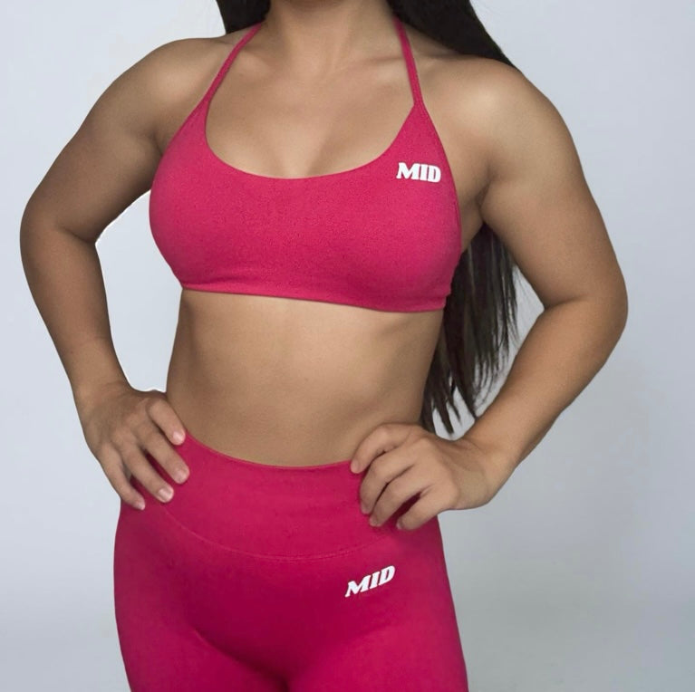 Premium Everyday Magenta Seamless Sports Bra
