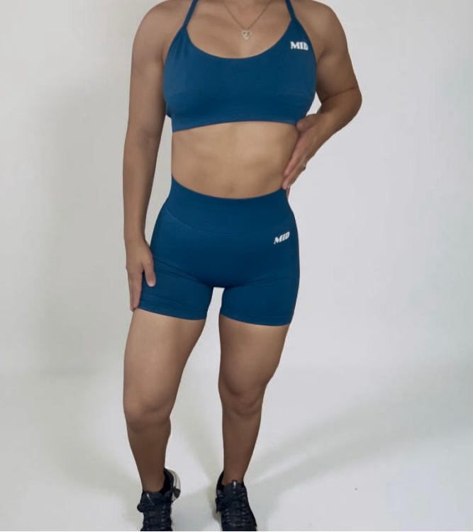 Premium Active Navy Blue Shorts