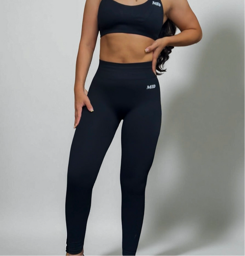 Premium Contour Black Leggings
