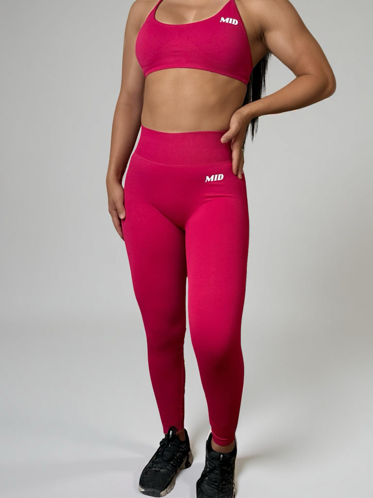 Premium Contour Magenta Leggings
